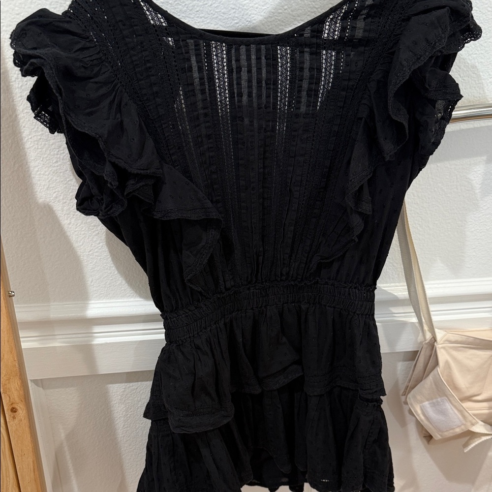 LOVESHACKFANCY 🎀🖤Natasha Dress SIZE LARGE 💕🖤🎀